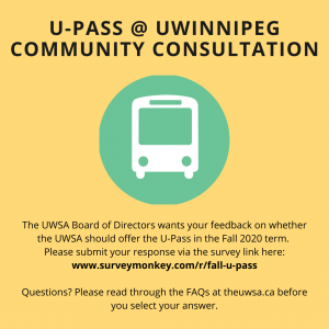 U-Pass @ UWinnipeg Community Consultation